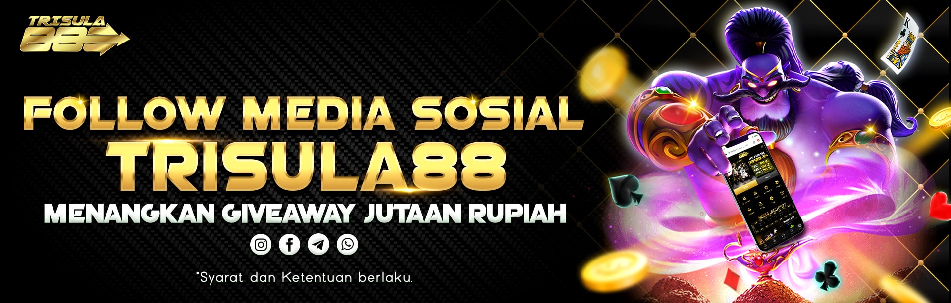 GIVEAWAY SOSIAL MEDIA TRISULA88