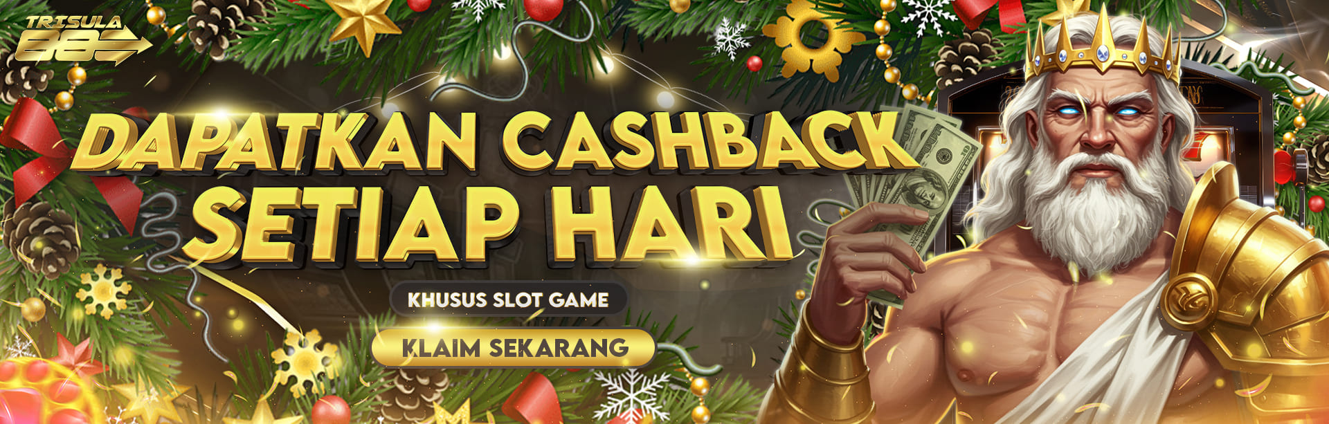 DAPATKAN CASHBACK SETIAP HARI