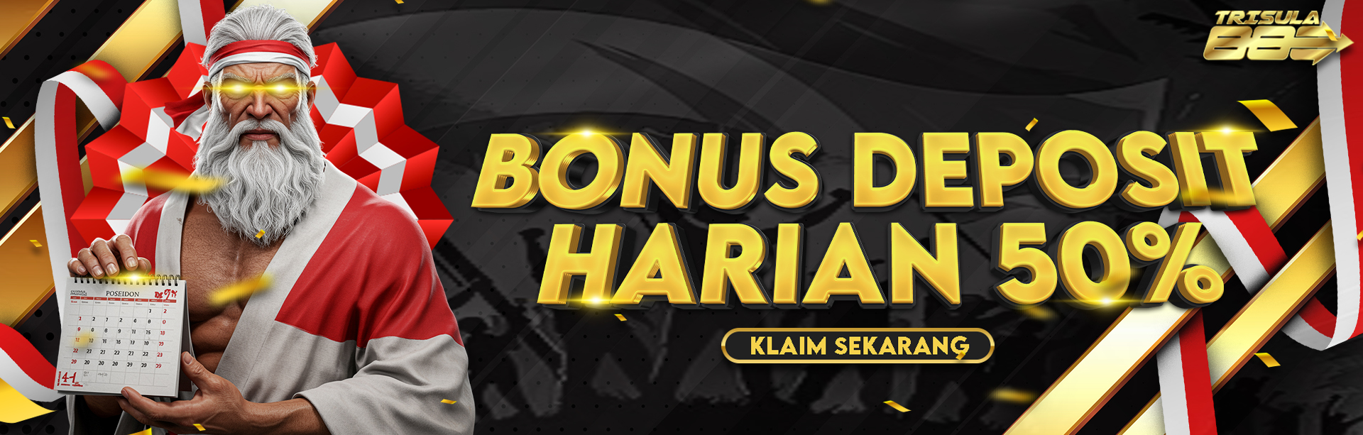 BONUS DEPOSIT HARIAN 50%