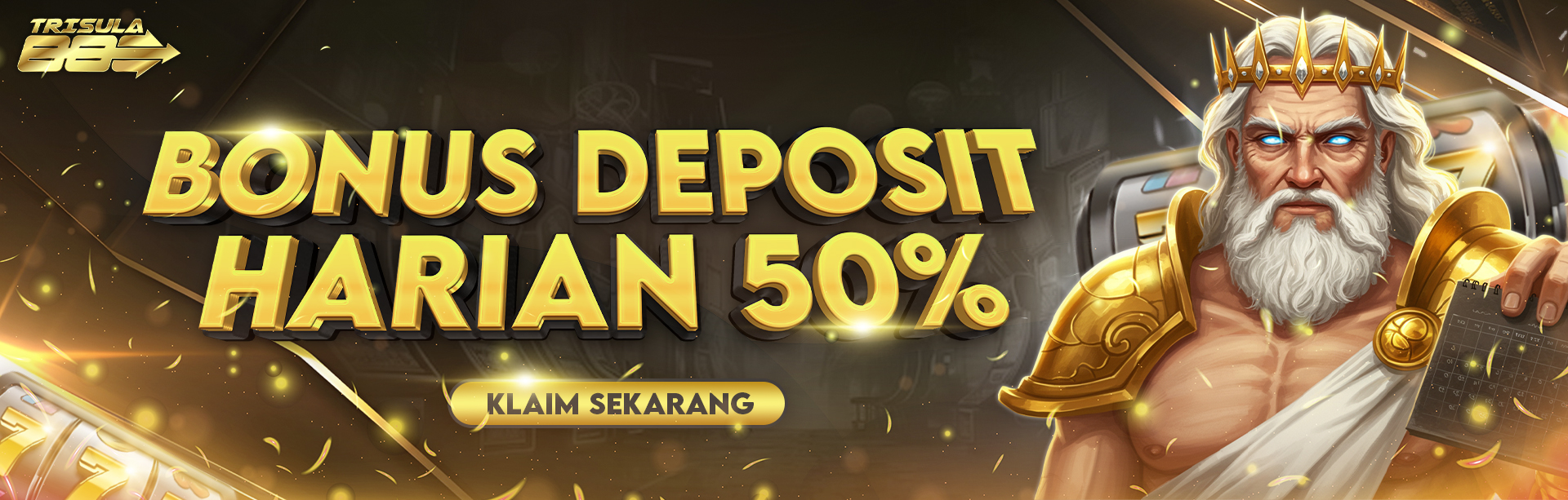 BONUS DEPOSIT HARIAN 50%
