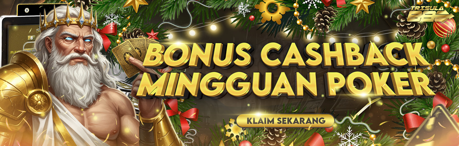 BONUS CASHBACK MINGGUAN POKER