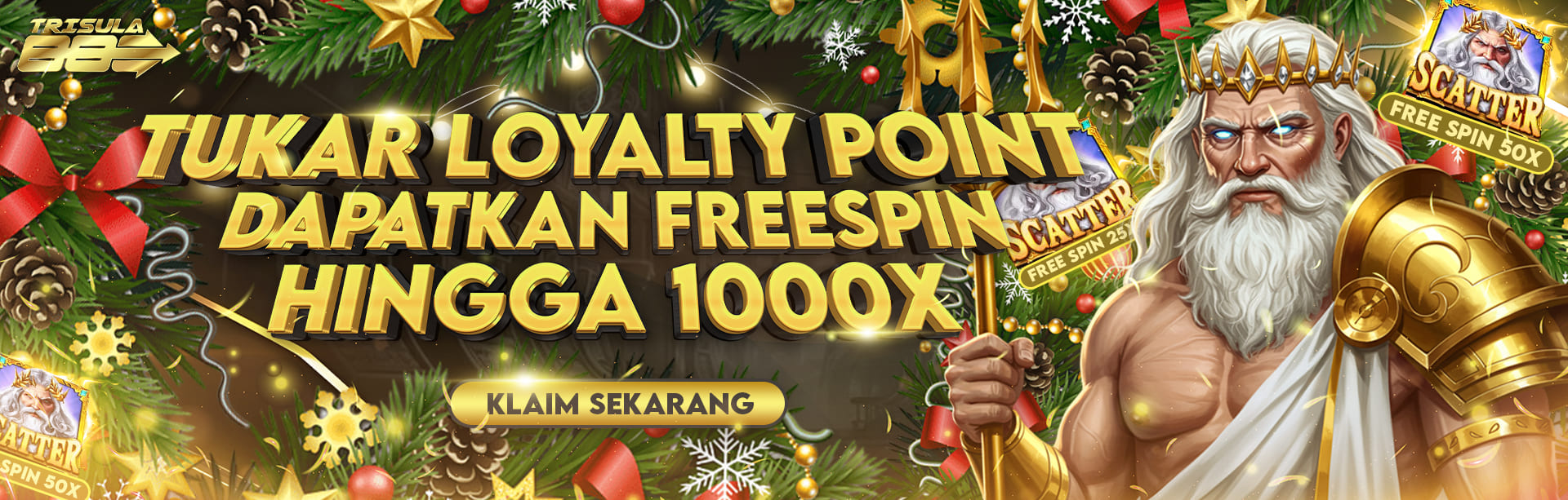 TUKAR LOYALTY POINT DAPATKAN FREESPIN