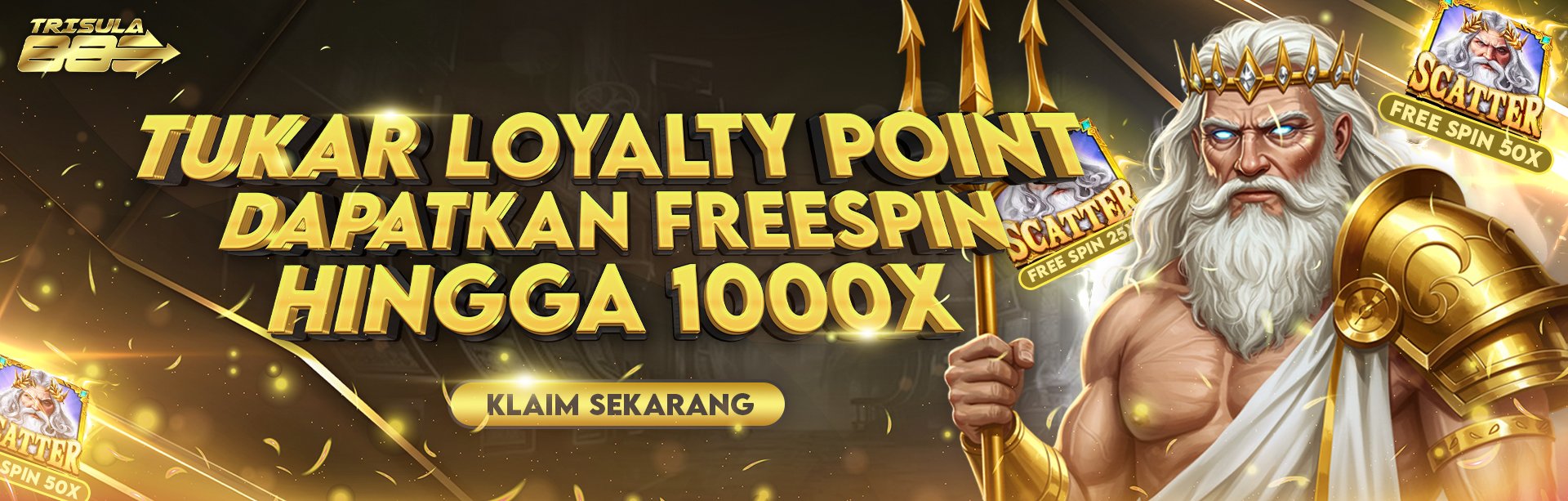 TUKAR LOYALTY POINT DAPATKAN FREESPIN