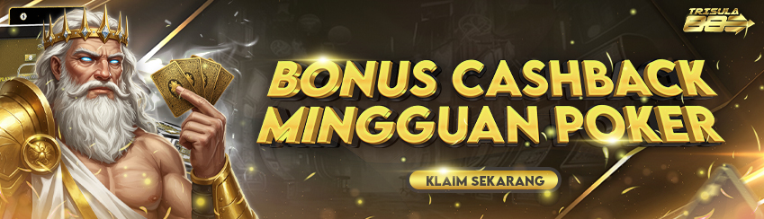 BONUS CASHBACK MINGGUAN POKER