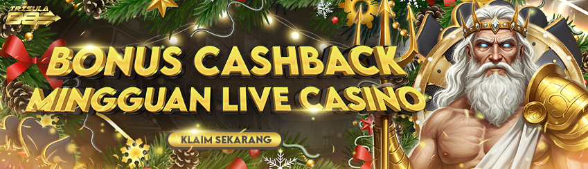 BONUS CASHBACK MINGGUAN LIVE CASINO