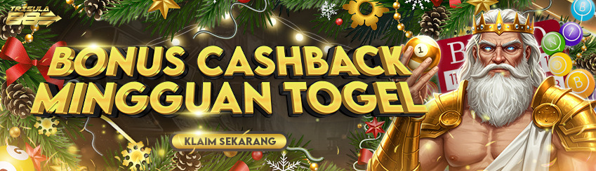 BONUS CASHBACK MINGGUAN TOGEL