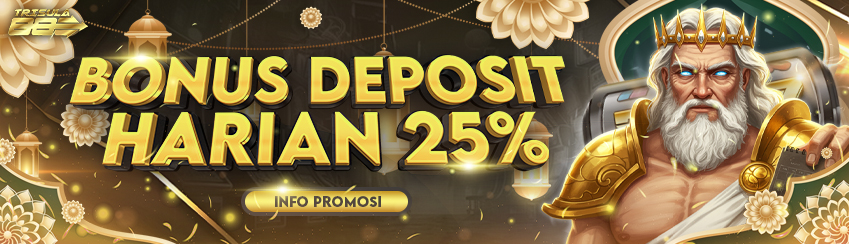 BONUS DEPOSIT HARIAN 25% 💸